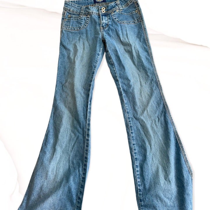 ANGELS STRETCH FLARE JEANS JUNIOR SIZE 1 REGULAR NWT ANGELS STRETCH FLARE JEANS JUNIOR SIZE 1 REGULAR NWT